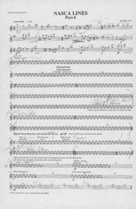 Nasca lines : part 6 : tenor saxophone in B-flat