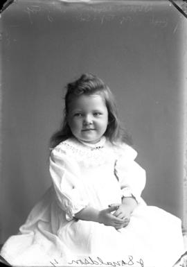 Photograph of J. M. Donaldson's daughter