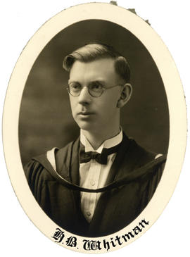 Portrait of Herbert Burton Whitman : Class of 1928
