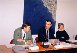 Photograph of the Independent World Commission on the Oceans (IWCO) study group on economics in L...