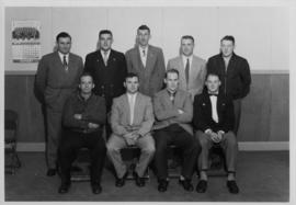 Photograph of the winners of five, four, three and two years of service awards