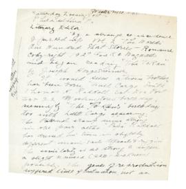 Correspondence between Thomas Head Raddall and Sara C. Swaney