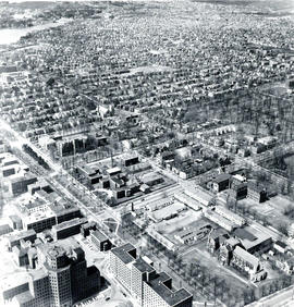 Aerial photograph of the Carleton campus