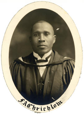 Portrait of Felix Augustus Chrichlow : Class of 1928