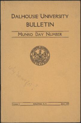 Munro Day, March 9, 1928 : [offprint]