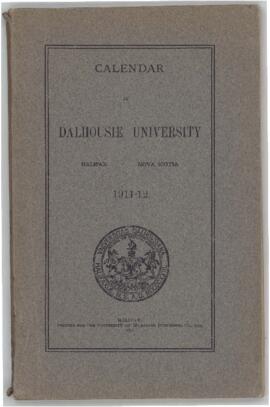 Calendar of Dalhousie University, Halifax, Nova Scotia : 1911-1912