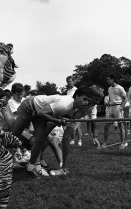 Photograph of an Orientation Week event in 1988