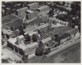 Aerial photograph of Dalhousie University Campus