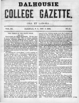 The Dalhousie College Gazette, Volume 3, Issue 2