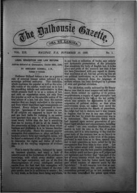 The Dalhousie Gazette, Volume 19, Issue 1