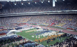 Photograph of the opening day ceremony
