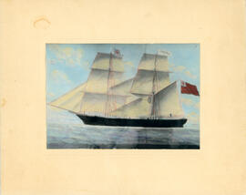 Print of the brig "Europa"