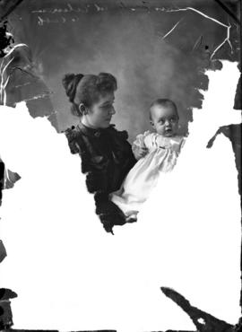 Photograph of Mrs. Tingley and baby