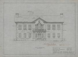 Library for Dalhousie University : south elevation