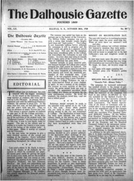 The Dalhousie Gazette, Volume 52, Issue 14