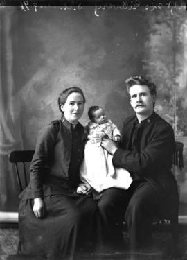 Photograph of Adjt. McGillivery and family