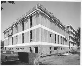 Photograph of the Student Union Building under construction