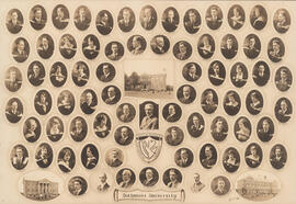 Composite photograph of Arts, Science, Engineering and Commerce Faculty and Class of 1924