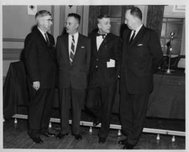 Photograph of Wilfred MacAleer, E.G. Cameron, Mike Campbell and A.H. MacKinnon