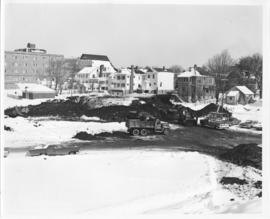 Photograph of the Killam Memorial Library construction