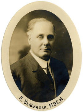Portrait of E. Blackadar
