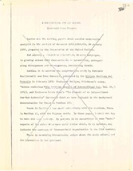 A constitution for the oceans by Elisabeth Mann Borgese : [draft version with handwritten correct...