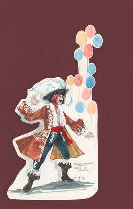 Costume design for Hector at the carnival