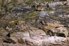 Photograph of rock formation in Leach Bay, Northwest Territories