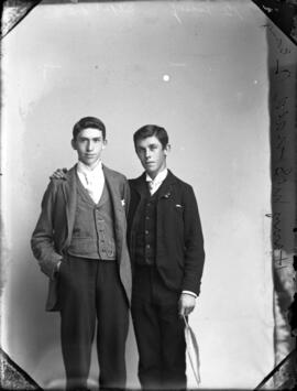 Photograph of Harry McDonald and his friend