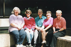 Photograph of Dalhousie staff Connie de Sousa, Cathy Bradley-Thibodeau, Ed Redman, Mary Anne Long...
