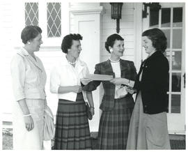Photograph of four people at miscellaneous health-related event at the Keltic Lodge