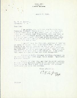 Correspondence between Thomas Head Raddall and C.H.L. Jones