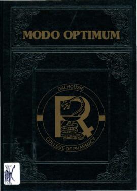 Modo optimum: Dalhousie University College of Pharmacy yearbook 1984