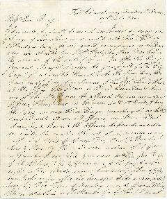 Letter written by William Dyott from Fort Edward, near Windsor, N. America, dated  27 July 1789