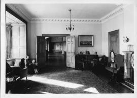 Photograph of the Victorian lounge in Shirreff Hall