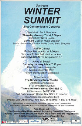 Winter summit : 21st century music concerts : [poster]