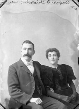 Photograph of Angus D. Chisholm and lady friend