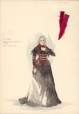 Costume design for Nina : Act IV