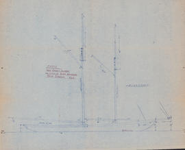 Drawing of the Bluenose II