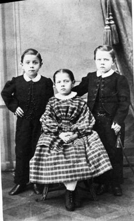 Photograph of the children of G. Boehk