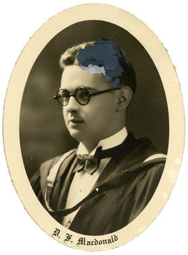 Portrait of Douglas Fraser MacDonald : Class of 1929
