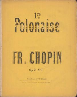 Polonaise, Op. 71, no. 1 : [piano score]