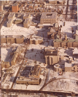 Aerial photograph of Studley campus