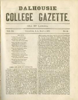 The Dalhousie College Gazette, Volume 3, Issue 11