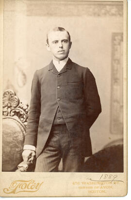 Photograph of an unidentified man