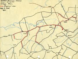 Map of Heathbell Plainfield and Elmfield Mutual Telephone Company's telephone line