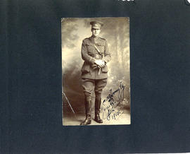 Portrait of a soldier in uniform