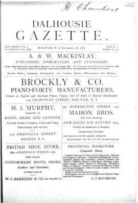 Dalhousie Gazette, Volume 8, Issue 3