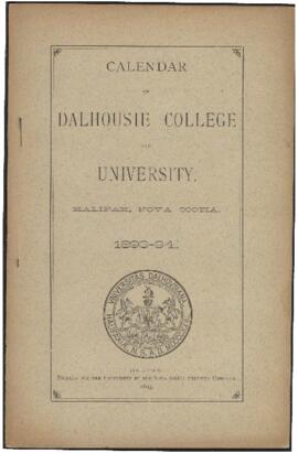 Calendar of Dalhousie College and University, Halifax, Nova Scotia : 1893-1894