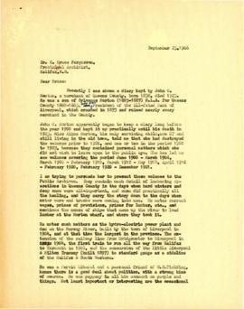 Correspondence between Thomas Head Raddall and the Public Archives of Nova Scotia